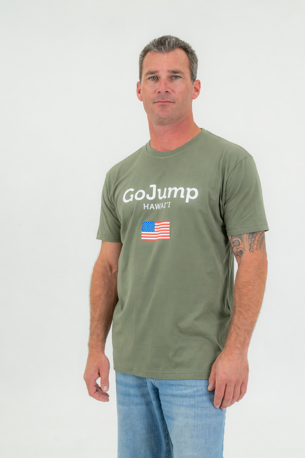 America Flag Hawaii - S/S Tee (M)