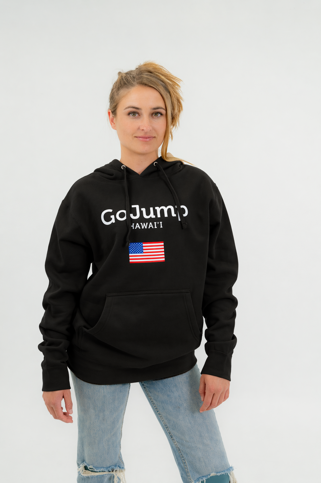 America Flag Hawaii Hoodie (F)