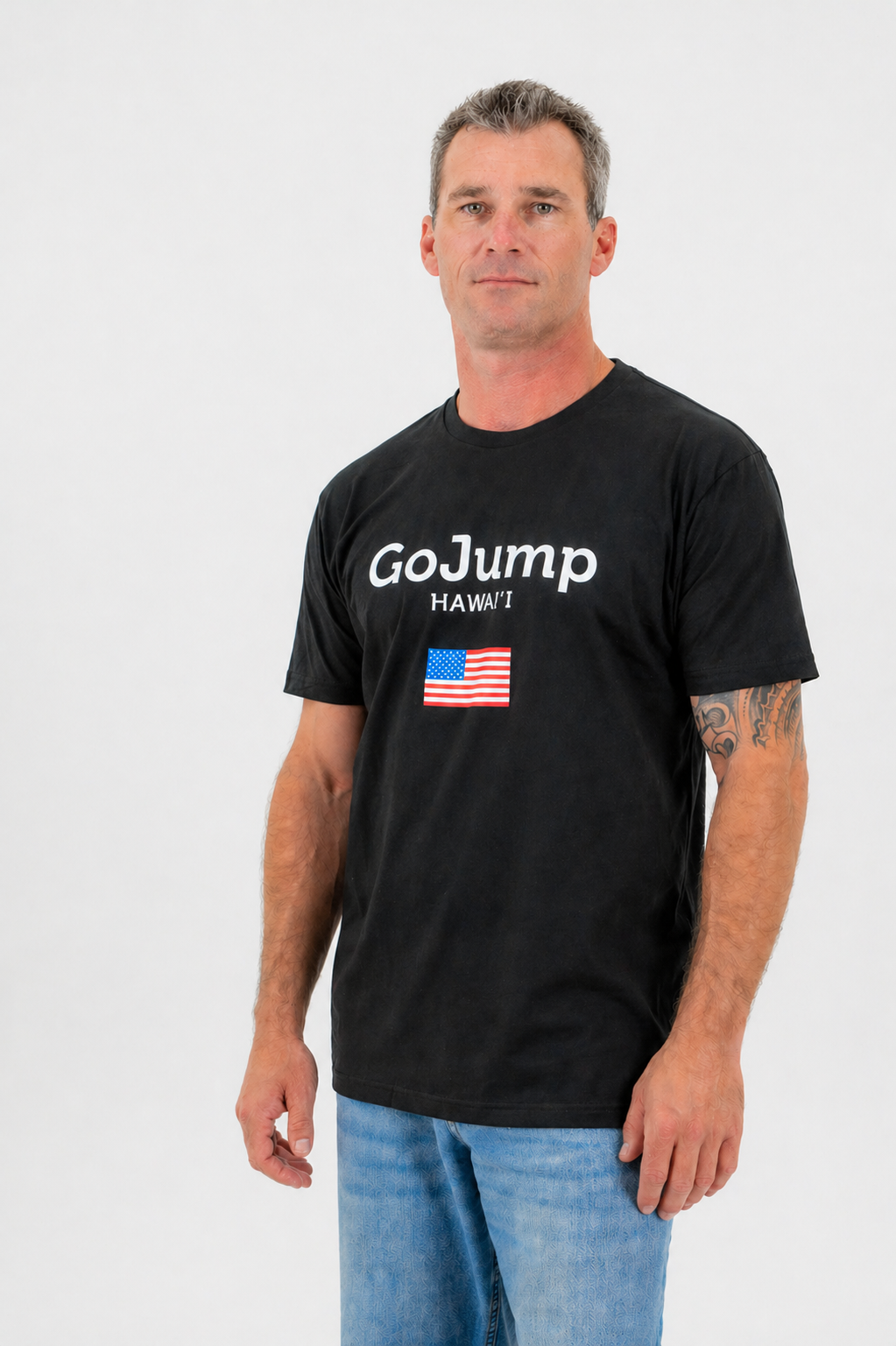 America Flag Hawaii - S/S Tee (M)