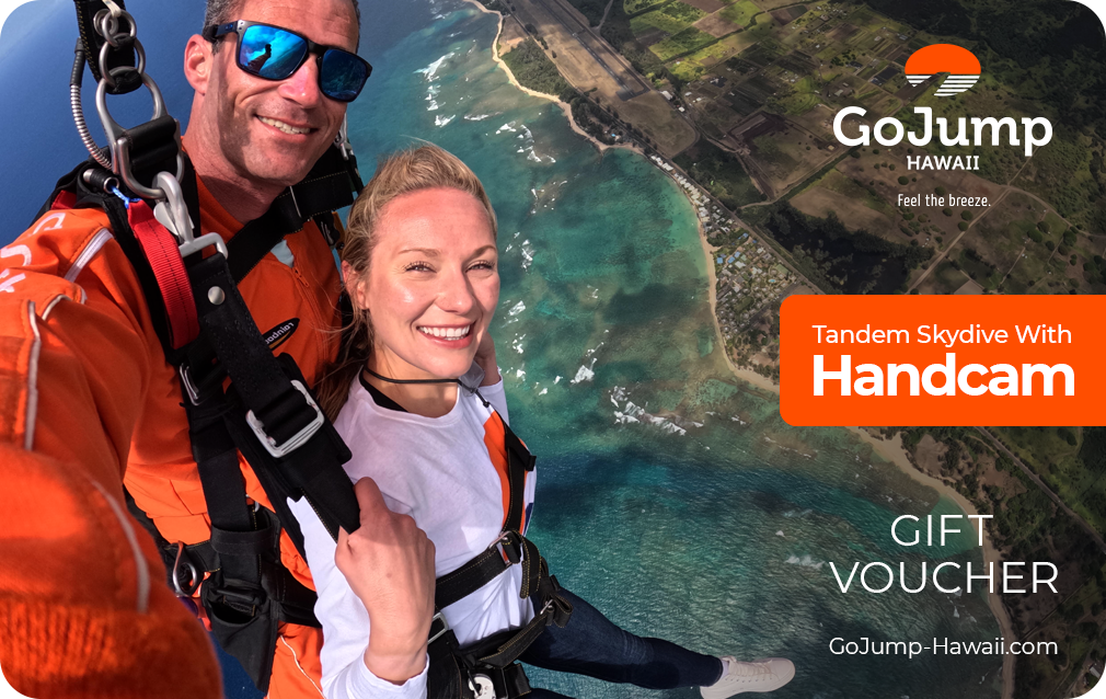 Tandem Skydive with Handcam Video & Photos Gift Voucher