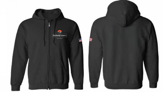 Team Hawaii - Zip Hoodie Sweatshirt