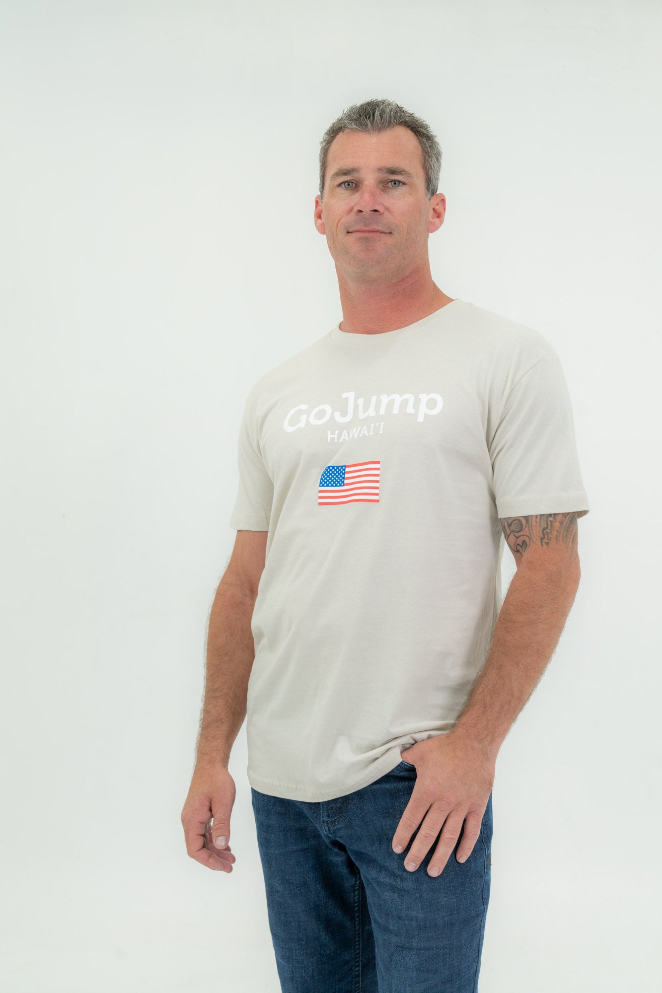 America Flag Hawaii - S/S Tee (M)