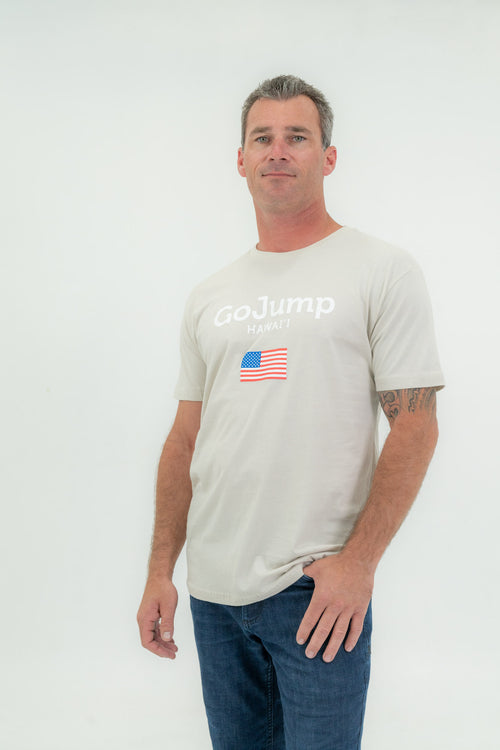 America Flag Hawaii - S/S Tee (M)