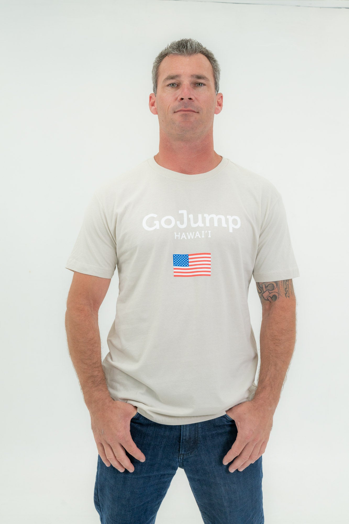 America Flag Hawaii - S/S Tee (M)