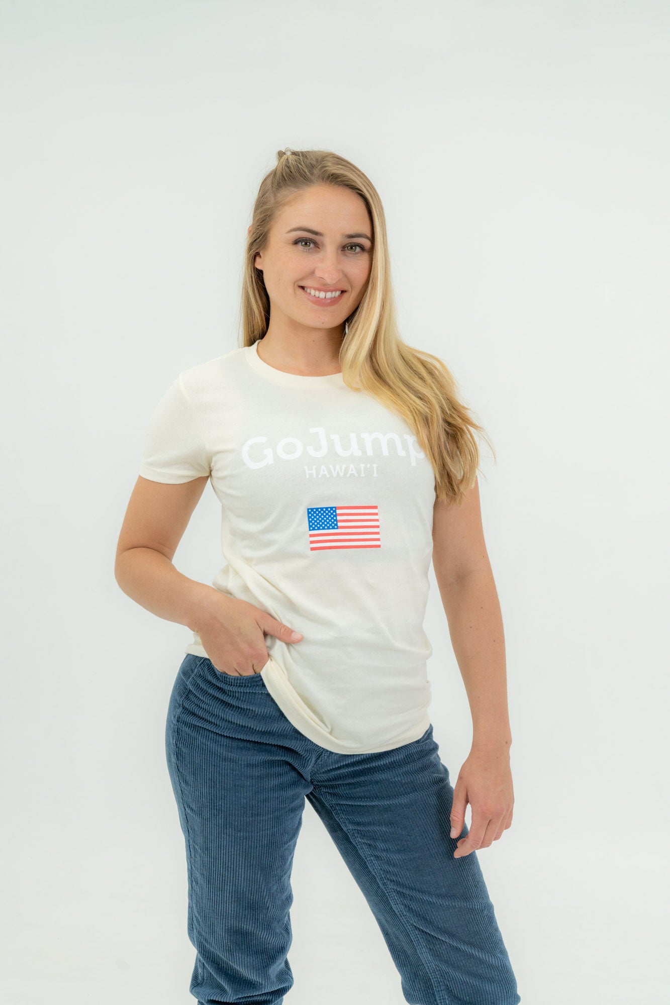 America Flag Hawaii - S/S Tee (F)