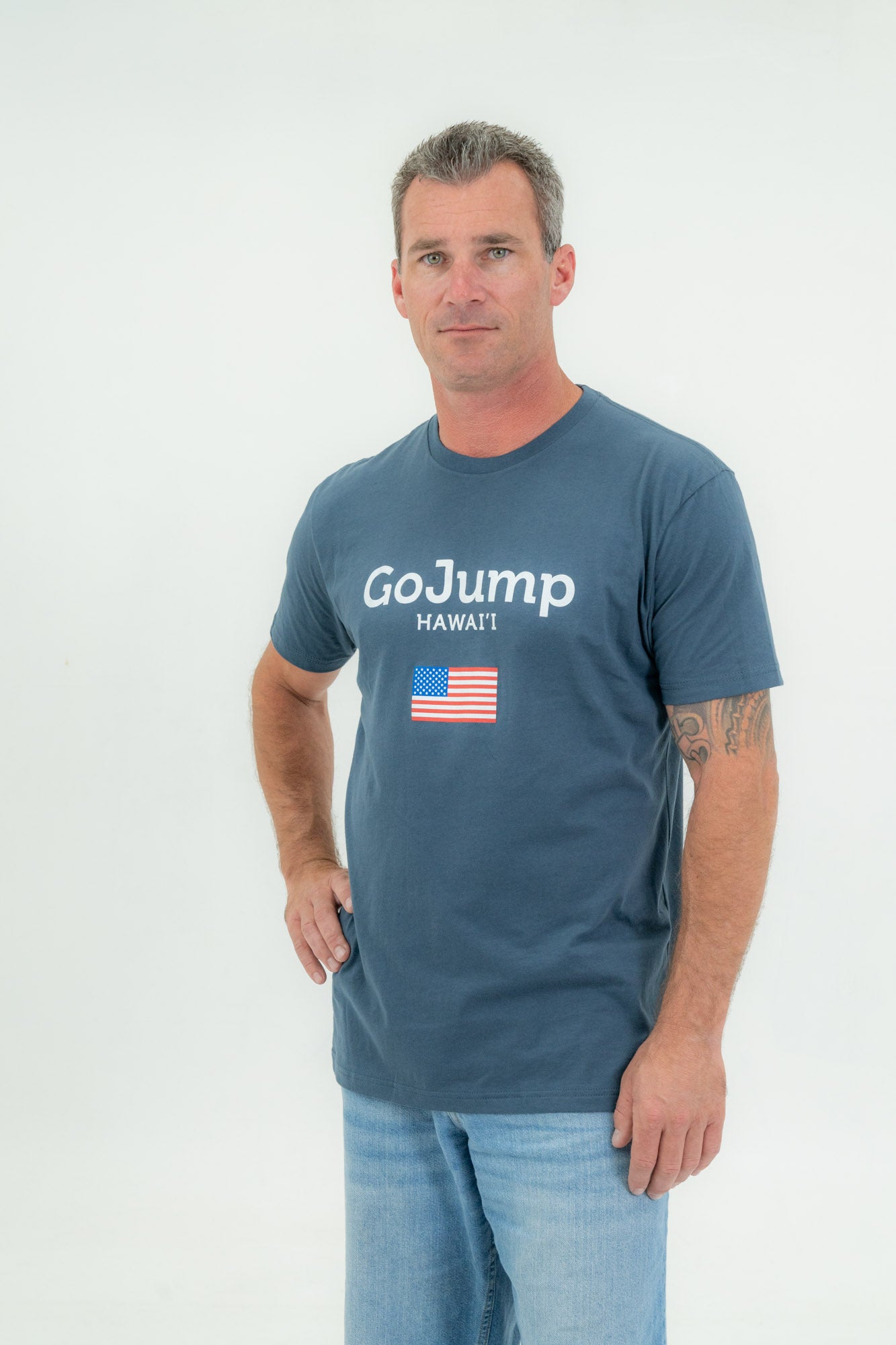 America Flag Hawaii - S/S Tee (M)