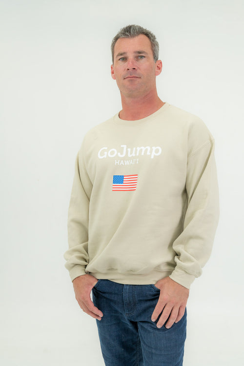 America Flag Hawaii - Crewneck (M)