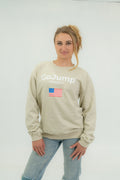 America Flag Hawaii - Crewneck (F)