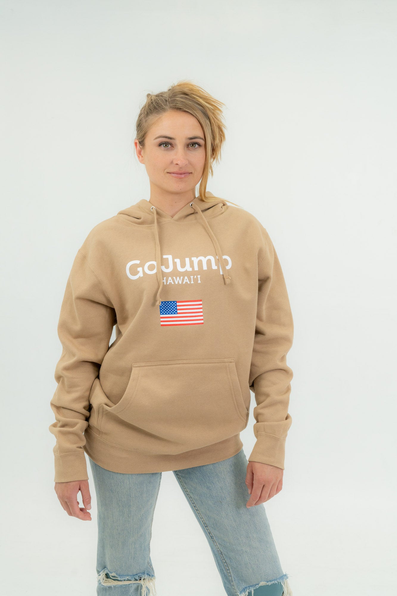America Flag Hawaii Hoodie (F)